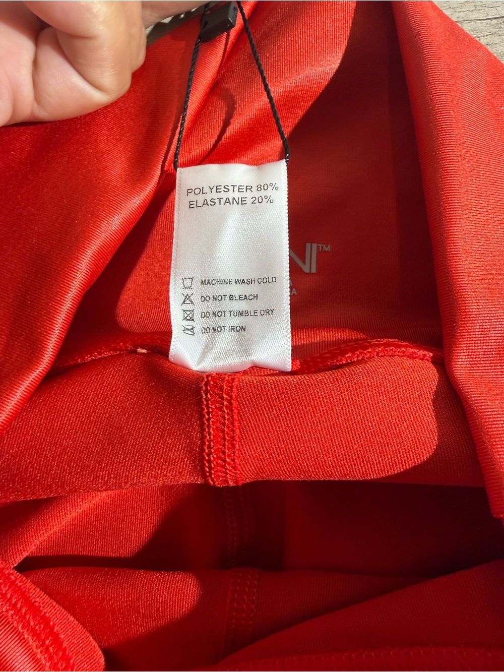 Red Colombian Butt-Lifting Leggings - Picture 7 of 7